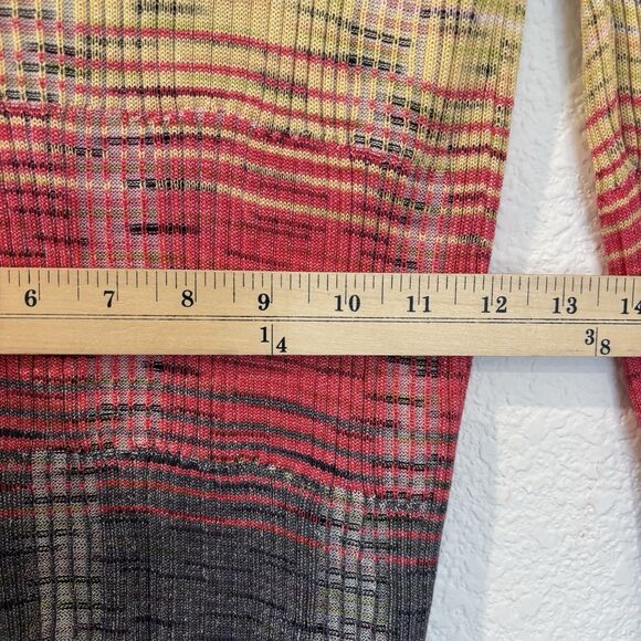 Missoni Cardigan Sweater 4 XS Multicolor Striped V-neck Made in Italy Classic - Picture 15 of 16